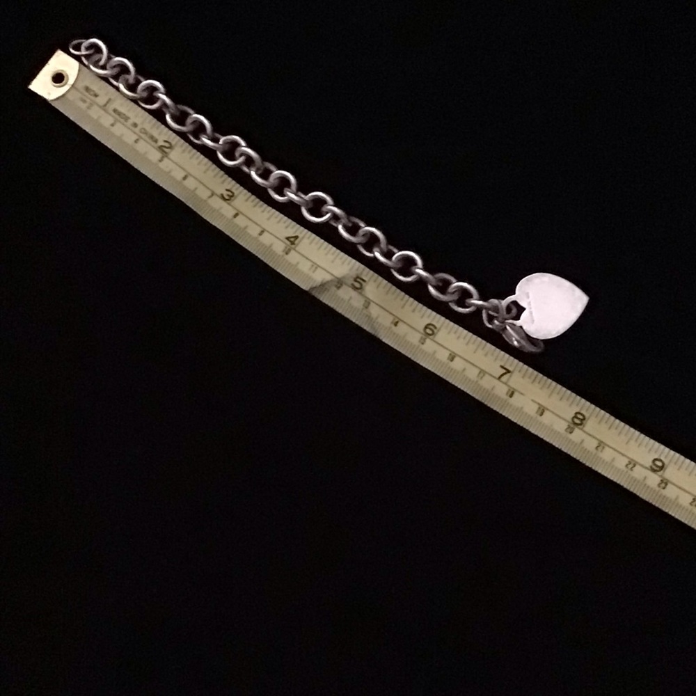 Tiffany & Co. Silver Heart Bracelet - Picture 5 of 6